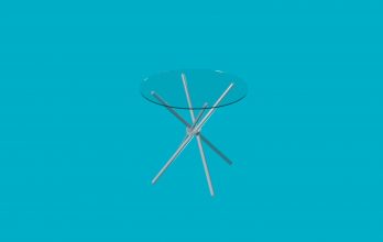 Стол круглый стекло